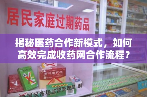 滁州揭秘医药合作新模式，如何高效完成收药网合作流程？