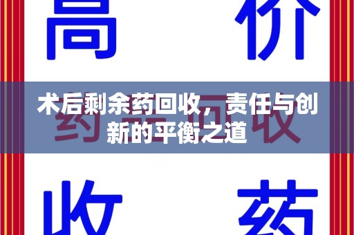 滁州术后剩余药回收，责任与创新的平衡之道